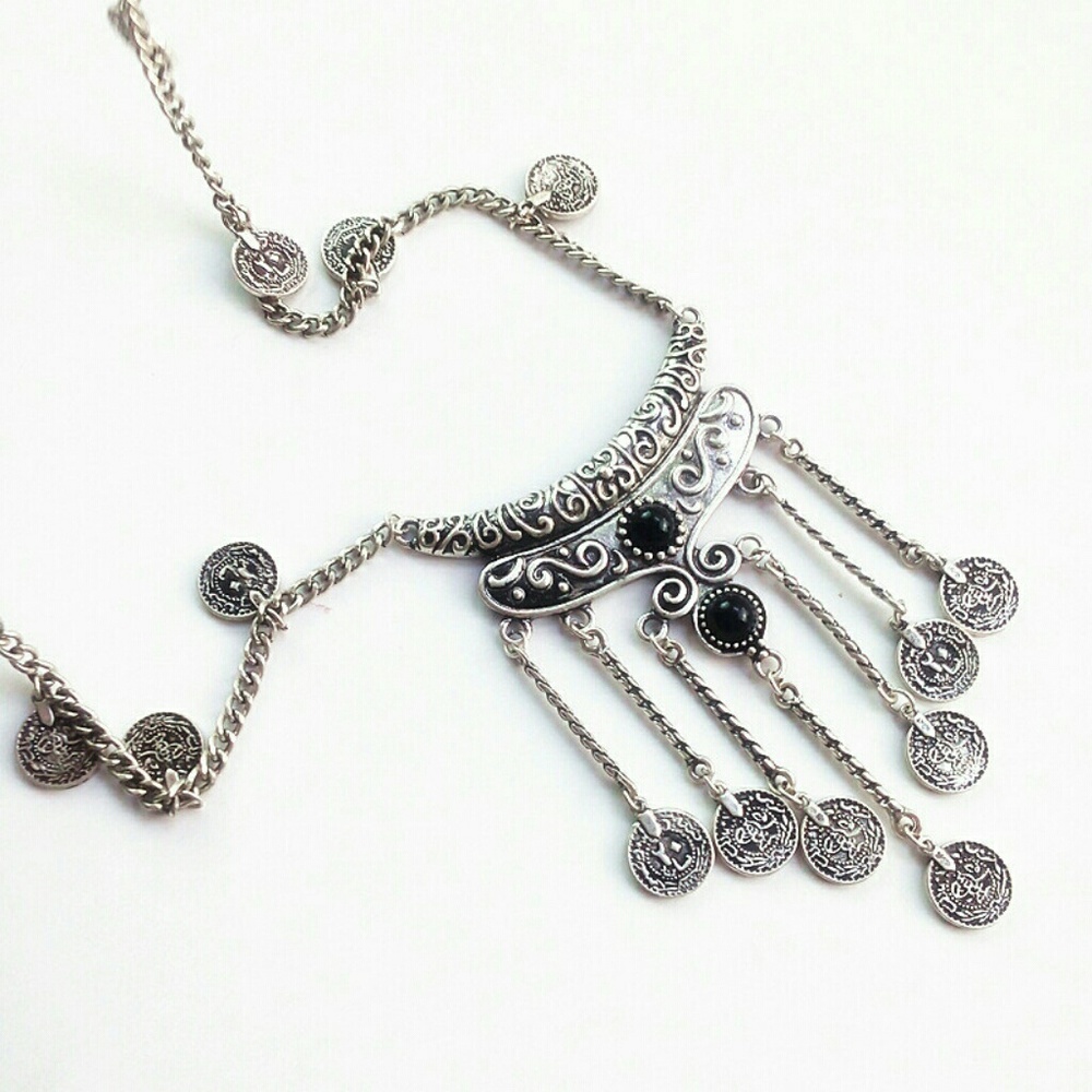 Boho Antique Coin Necklace